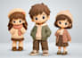 create high quality 3d anime figurine, toy, and action figure for printing